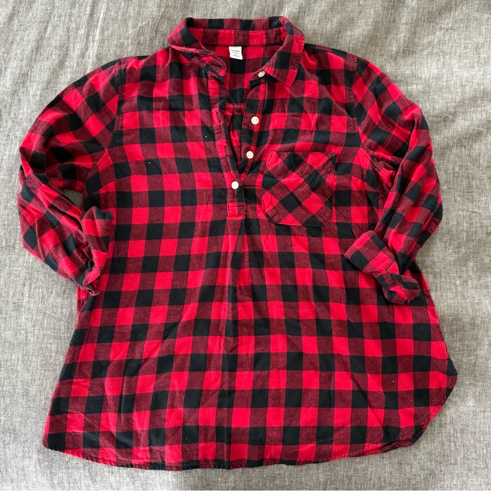 Old Navy Maternity Flannel Size M